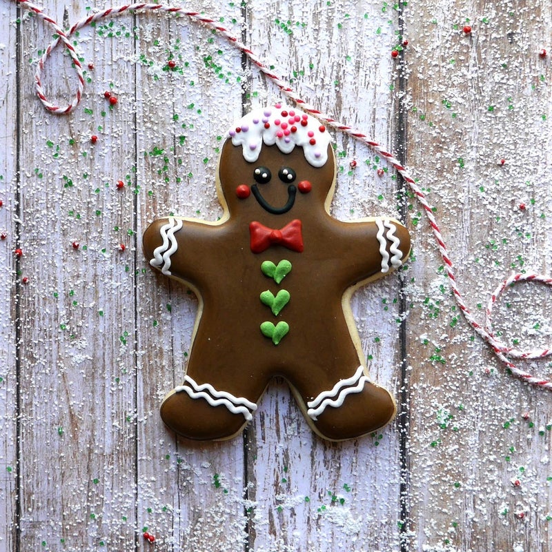 IShang Gingerbread Man and Gingerbread Woman Shaped Cookie Cutters Set of 6 pcs, Stainless Steel Christmas Gingerbread Families Boys and Girls Fondant Cut-outs Set Baking DIY Molds - Image 5